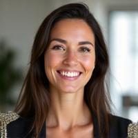 Portrait of Sarah Jenkins, client of Veritix Bloom